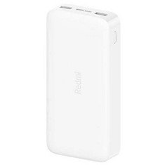 Bateria externa portatil xiaomi redmi power bank 20000 mah 18w fast charge blanco