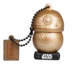 Memoria usb 2.0 tribe 16 gb tlj bb8 gold