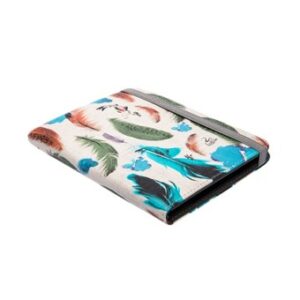 Funda universal silver ht para libro electronico 6pulgadas case feathers