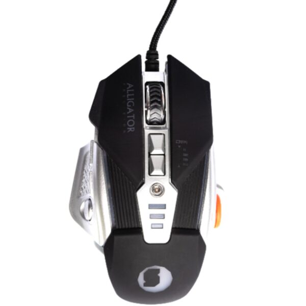 Mouse raton silver ht alligator precission pro usb gaming led