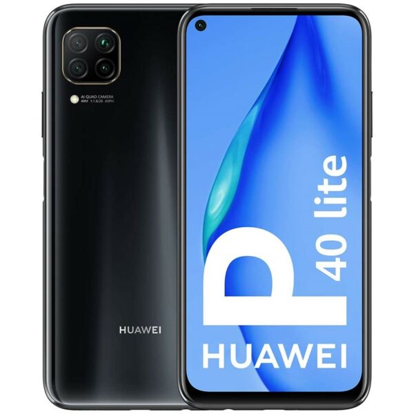 Telefono movil smartphone huawei p40 lite midnight black -  6.4pulgadas -  128gb rom -  6gb ram -  48+8+2+2mpx -  16mpx -  octa core -  4200 mah -  huella