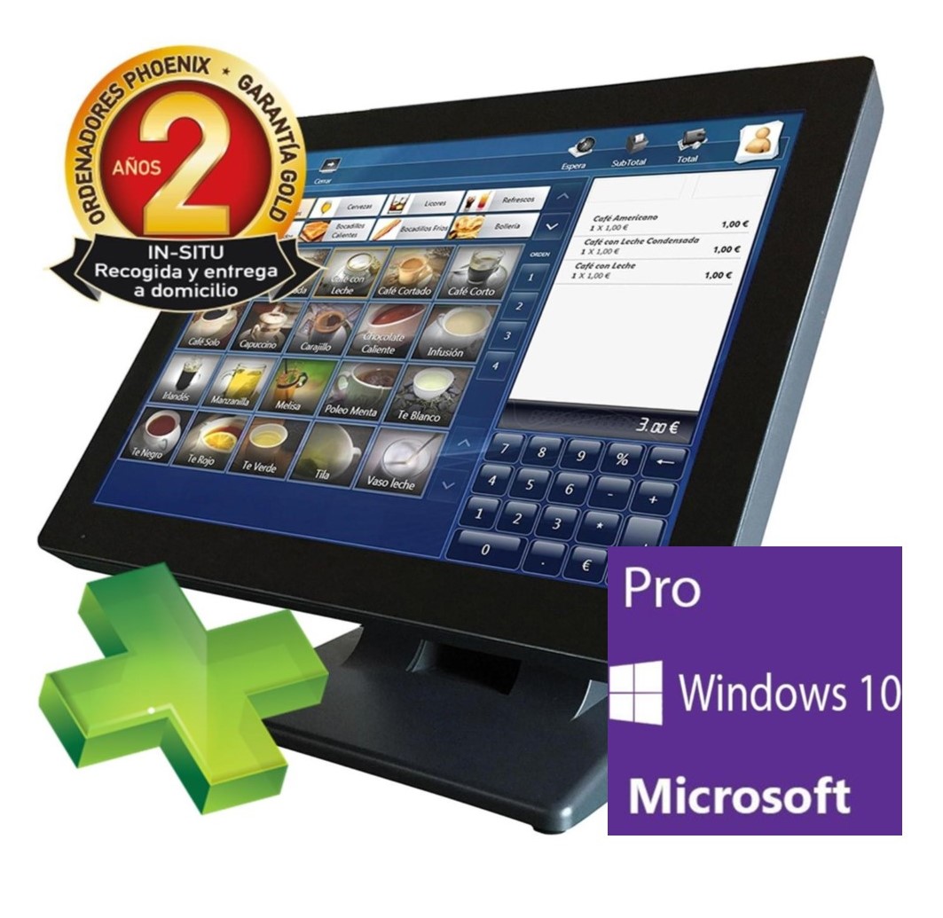 Ordenador phoenix tpv integrado pulsar intel celeron 4 gb ddr3 120 gb ssd pantalla led 15pulgadas tactil windows 10 pro 1 Ordenador phoenix tpv integrado pulsar intel celeron 4 gb ddr3 120 gb ssd pantalla led 15pulgadas tactil windows 10 pro