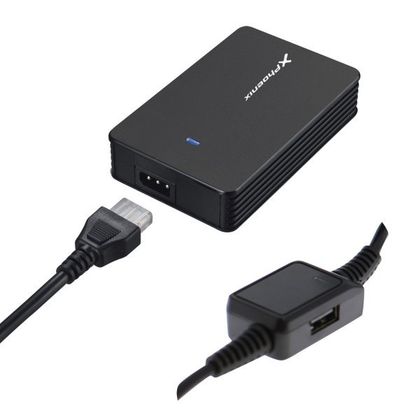 Adaptador cargador de corriente universal automatico phoenix phcharger40+ 40w (incluye 5 conectores) para portatiles y netbooks con puerto usb 1 Adaptador cargador de corriente universal automatico phoenix phcharger40+ 40w (incluye 5 conectores) para portatiles y netbooks con puerto usb