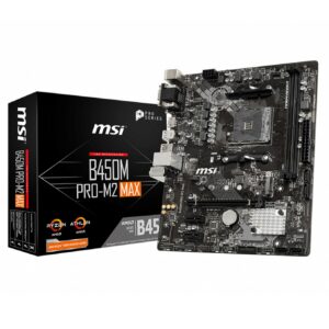 Placa base msi amd b450m pro - m2 max socket am4 ddr4 x 4 2667mhz max 32gb d - sub hdmi  matx