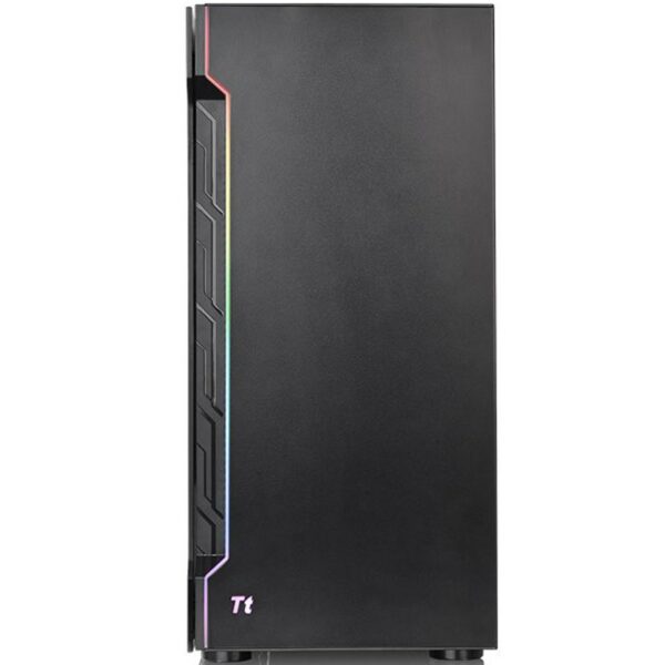 Caja ordenador gaming thermaltake h200 tg rgb atx - cristal templado - usb 3.0 - negro