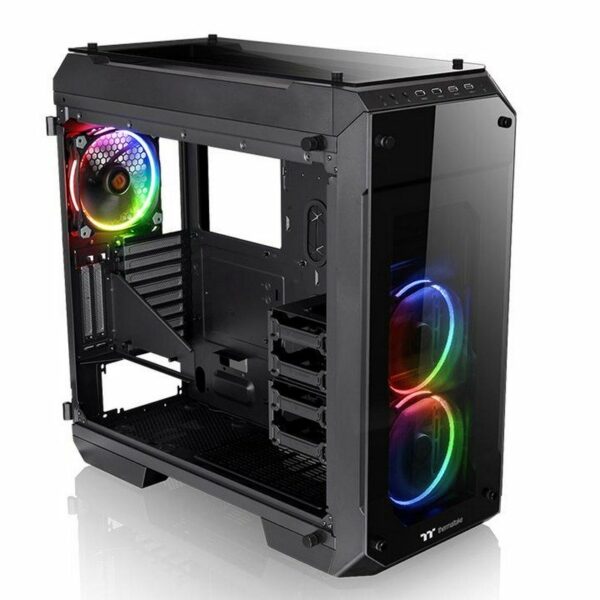 Torre e - atx thermaltake view 71 tg argb plus negro 2 ven 140mm+ven 140mm incluido - 4xcristal temp ca - 1i7 - 00f1wn - 03