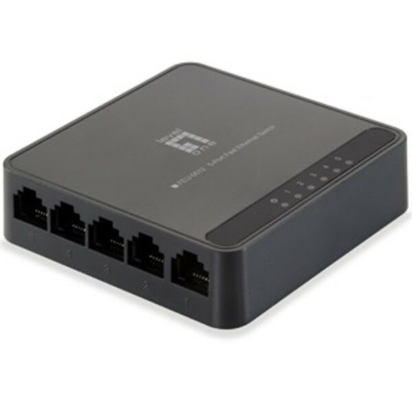 Switch sobremesa level one 5 puertos fast ethernet 10 - 100