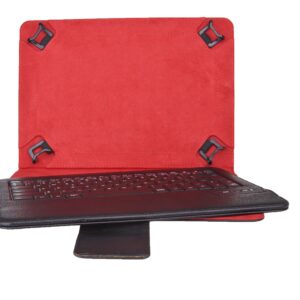 Funda universal + teclado bluetooth phoenix para tablet - ipad - ebook 9'' - 10.2pulgadas - negra