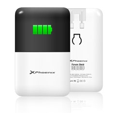 Cargador +  bateria portatil phoenix power bank 3000 mah ipad - iphone 4 5 6  - tablet - moviles - smartphones - mp4 - gps - cualquier dispositivo cargable con micro - mini usb -  lightning - 30pins