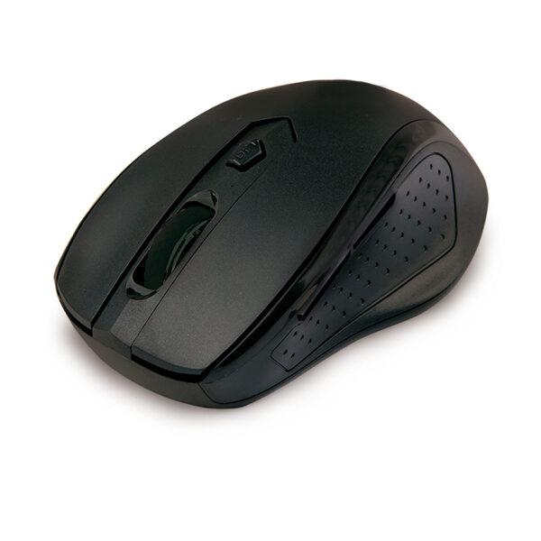 Mouse raton optico phoenix ph516b+ wireless inalambrico 2.4ghz nano receptor 800 - 1600 dpi 5 botones + scroll negro