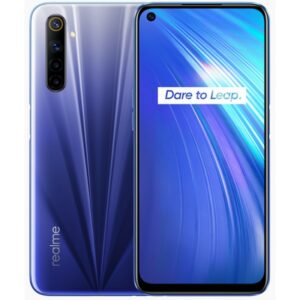 Telefono movil smartphone realme 6 comet blue - 6.5pulgadas - 128gb rom - 4gb ram - 64mpx -  16mpx - lector huella