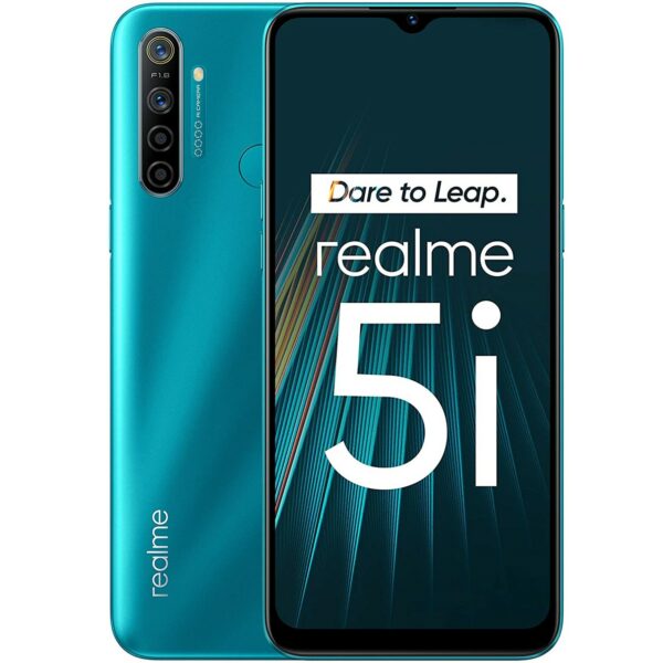 Telefono movil smartphone realme 5i aqua blue -  6.5pulgadas -  64gb rom -  4gb ram -  12mpx -  8mpx -  5000 mah -  huella