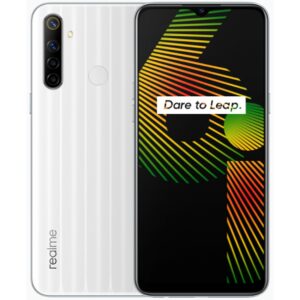 Telefono movil smartphone realme 6i white milk - 6.5pulgadas - 128gb rom - 4gb ram - 48mpx -  16mpx - lector de huella