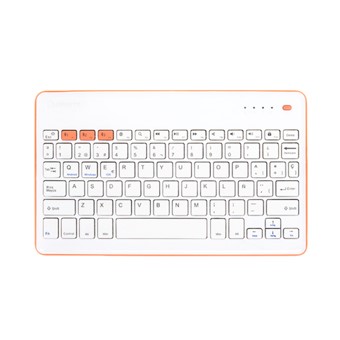 Teclado inalambrico kb silver ht blanco - melocoton