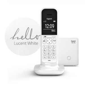 Telefono fijo inalambrico gigaset cl390 blanco
